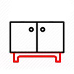 Լոգասենյակի պահարաններ